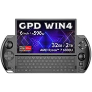 ポータブルゲーミングPC/GPD WIN4 国内正規版/6型/Ryzen7 6800U/メモリ 32GB/SSD 2TB/Windows 11 Home/マットブラック GPDWIN4-BK32-2R