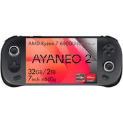ポータブルゲーミングPC/AYANEO 2 国内正規版/7型/Ryzen 7 6800U/メモリ 32GB/SSD 2TB/Windows 11 Home/スターリーブラック AYA2-BK-2R