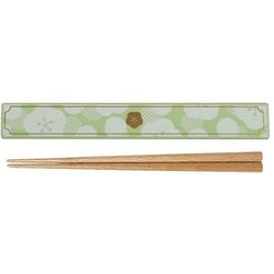 箸＆箸箱セット 箸 箸箱 Umeka 梅 18cm グリーン