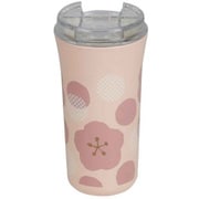 タンブラー 385ml フタ付き Umeka コップ プラスチック 日本製 ライトピンク