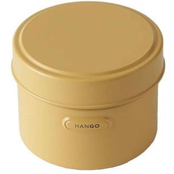 弁当箱 600ml 2段 HANGO LUNCH Round イエロー T-96440