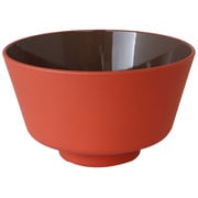 汁椀 400ml OWAN 角 乾漆 プラスチック 日本製 レッド T-16621