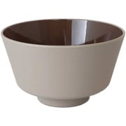 汁椀 400ml OWAN 角 乾漆 プラスチック 日本製 グレー T-16622