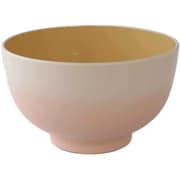 汁椀 450ml OWAN 丸 グラデーション プラスチック 日本製 ピンク T-16625