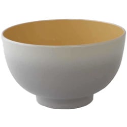 汁椀 450ml OWAN 丸 グラデーション プラスチック 日本製 グレー T-16626