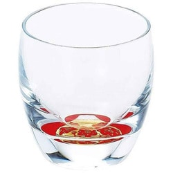 冷酒グラス 富士見松竹梅 100ml 盃 ガラス コップ 梅柄 T-16108-J262