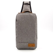 488-084E [w*lt（ウォルト） エルマ USBポート付き ボディバッグ Dk.GREY]
