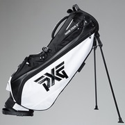 B-UGB7-EP [2020 LIGHTWEIGHT CARRY STAND BAG 口枠4分割 ネームプレート無し ブラック/ホワイト]
