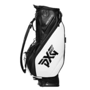 B-UGB9-EP [2020 Hybrid Stand Bag（ハイブリッド スタンドバッグ） 8インチ 口枠6分割 ネームプレート無し ブラック/ホワイト]