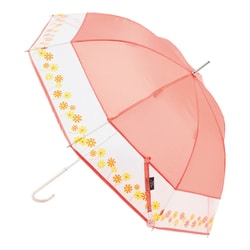 長傘 婦人用 晴雨兼用 アデリアレトロ×エスタ アリス 60cm 手開き式 8本骨 UV加工 オレンジ 1028700