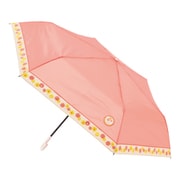 折りたたみ傘 婦人用 晴雨兼用 アデリアレトロ×エスタ アリス 54cm 手開き式 UVカット加工 オレンジ 1028702