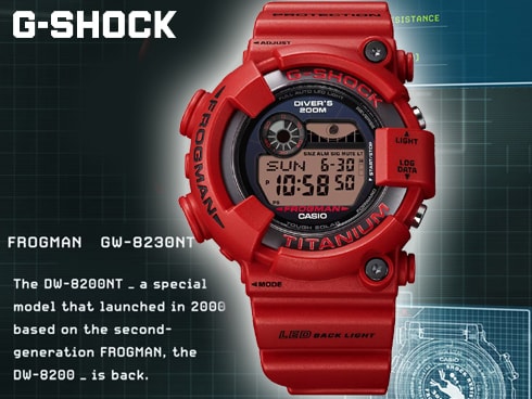 CASIO G-SHOCK FROGMAN GW-8230NT-4JR