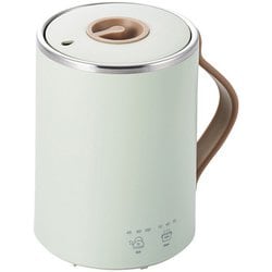 マグカップ型 電気ケトル 一人用 電気鍋 タイマー設定 350mL Cook Mug ミント HAC-EP02GR