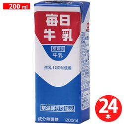 日本酪農協同 毎日牛乳 200ml×24本