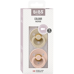 BIBS おしゃぶり カラー 2PK サイズ1 Vanilla/Blush BIBS110213