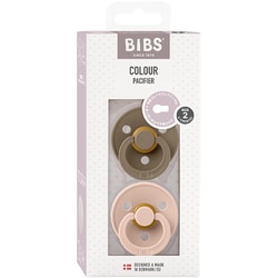 BIBS おしゃぶり カラー 2PK サイズ2 Dark Oak/Blush BIBS120211