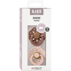 BIBS おしゃぶり ボヘミ 2PK サイズ1 Woodchuck/Blush BIBS230102