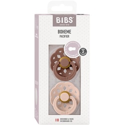 BIBS おしゃぶり ボヘミ 2PK サイズ2 Woodchuck/Blush BIBS240102