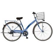 シティサイクル Runesic(ルネシック) 27インチ 外装6段変速 BAA マットブルー MK-23-014