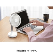 コンパクトファン どこでもFANTASTIC 自動首振り ホワイト SF-DFK18-WT