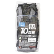 #777-10P-L [すべり止め付手袋 吸ちゃん 10双組 L 黒]