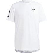 クラブ スリーストライプス テニス 半袖Tシャツ MLE72 HS3261 ホワイト J/XLサイズ [テニス 半袖シャツ メンズウェア]