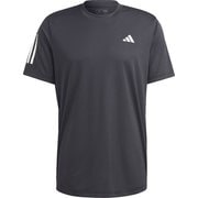 クラブ スリーストライプス テニス 半袖Tシャツ MLE72 HS3262 BLK J/Lサイズ [テニス 半袖シャツ メンズウェア]