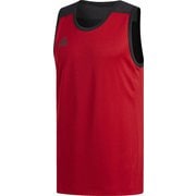 3G スピード リバーシブル ジャージー 3G SPEED REVERSIBLE JERSEY FWM55 DY6588 ブラック/パワーレッド Oサイズ [バスケットボールウェア シャツ メンズ]
