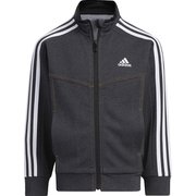 デニムルック ダブルニット ウォームアップ トラックトップ 24/7DNIWAMUPJK DKH15 HZ8596 ブラック/ホワイト J160サイズ [スポーツウェア ジャケット キッズ]