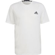 AEROREADY デザインド フォー ムーブメント 半袖Tシャツ DK436 HF7215 ホワイト J/XSサイズ [ランニングウェア シャツ メンズ]