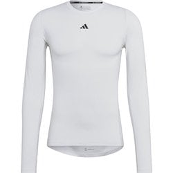 テックフィット トレーニング 長袖Tシャツ IG435 HJ9926 ホワイト J/2XLサイズ [アウトドア アンダーウェア メンズ]