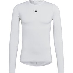 テックフィット トレーニング 長袖Tシャツ IG435 HJ9926 ホワイト J/XSサイズ [アウトドア アンダーウェア メンズ]