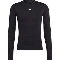 テックフィット トレーニング 長袖Tシャツ IG435 HK2336 ブラック J/2XLサイズ [アウトドア アンダーウェア メンズ]
