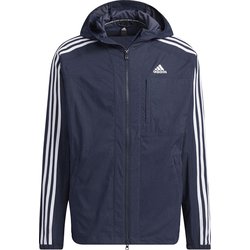 247 クロスジャケット デニムルック ストレッチウーブン フーデッドトラックトップ BXF22 IA9389 レジェンドインク/ホワイト J/Mサイズ [トレーニングウェア ジャケット メンズ]