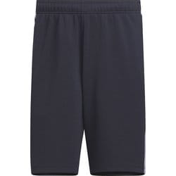 スリーストライプス レギュラーフィット ダブルニットショーツ BXF47 IA9373 レジェンドインク/ホワイト J/Mサイズ [トレーニングウェア ハーフパンツ メンズ]