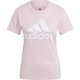 エッセンシャルズ ロゴ 半袖Tシャツ ESSENTIALS LOGO TEE 46361 GL0726 クリアピンク/ホワイト J/Sサイズ [スポーツウェア 半袖シャツ レディース]