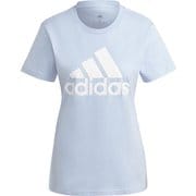 エッセンシャルズ ロゴ 半袖Tシャツ ESSENTIALS LOGO TEE 46361 IC0637 ブルードーン/ホワイト J/OTサイズ [スポーツウェア 半袖シャツ レディース]