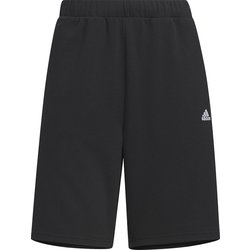 シーズナル スポーツウェア スリーストライプス ルーズフィット ダブルニットショーツ BUJ24 IA5214 ブラック/ホワイト J/Sサイズ [スポーツウェア ショートパンツ レディース]