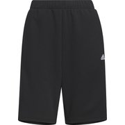 シーズナル スポーツウェア スリーストライプス ルーズフィット ダブルニットショーツ BUJ24 IA5217 ブラック/ブラック J/Sサイズ [スポーツウェア ショートパンツ レディース]