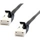 LANケーブル CAT6 フラット 1m ブラック EAT6F-1BK