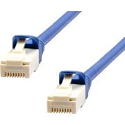 LANケーブル CAT6A ハード 2m ブルー EAT6AH-2BL