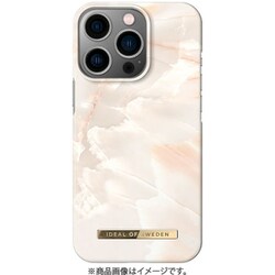 IDFCSS21-I2261P-257 [iPhone 14 Pro用 FASHION CASE ROSE PEARL MARBLE]
