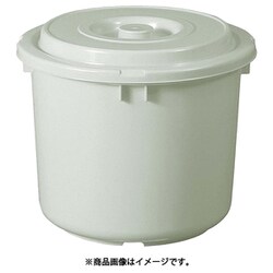 つけもの容器 40型 本体（フタ付き） グレー