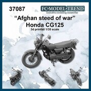 FC37087 現用 アフガニスタンの軍馬 ホンダ CG125 オートバイ [1/35スケール プラモデルパーツ]