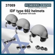 FC37089 現用 イスラエル 602型戦車兵 ヘルメット 3個入 [1/35スケール プラモデルパーツ]