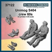 FC37122 現用 ドイツ ウニモグS404 軍用トラック 1960年代の乗員 2体入 [1/35スケール プラモデルパーツ]