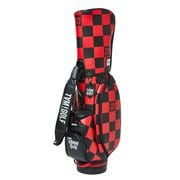 TGBC01C101RDBK [Checkered pt CART CADDIE BAG 9インチ 口枠：5分割 RDBK]