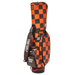 TGBC01C101ORBN [Checkered pt CART CADDIE BAG 9インチ 口枠：5分割 ORBN]
