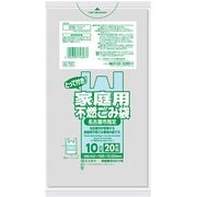 指定ゴミ袋 名古屋市 不燃 10L 取っ手付き 透明 20枚 縦50×横30×マチ15cm 厚さ0.030mm G-7Z