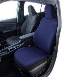NN-7331 [ストレッチ撥水シートカバー 1枚 サイズ（適合）：普通車用・軽自動車用フリーサイズ ネイビー]